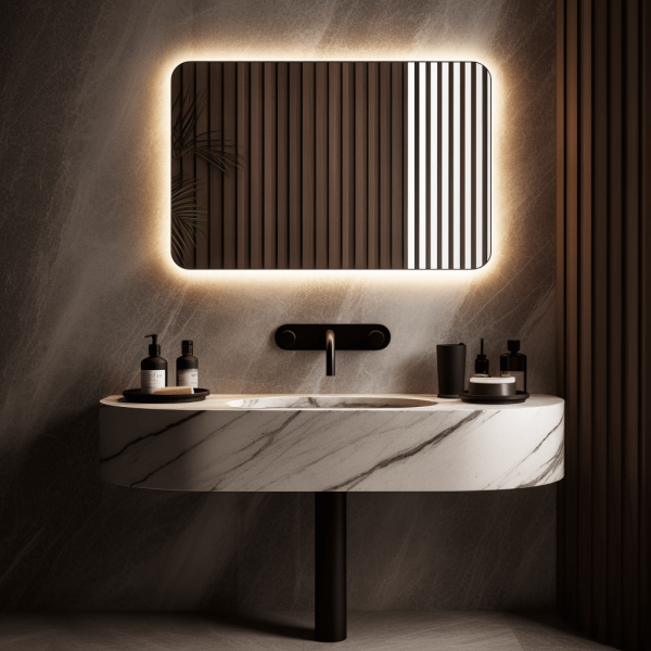 Classis designer wall-mount wash basin in imported marble