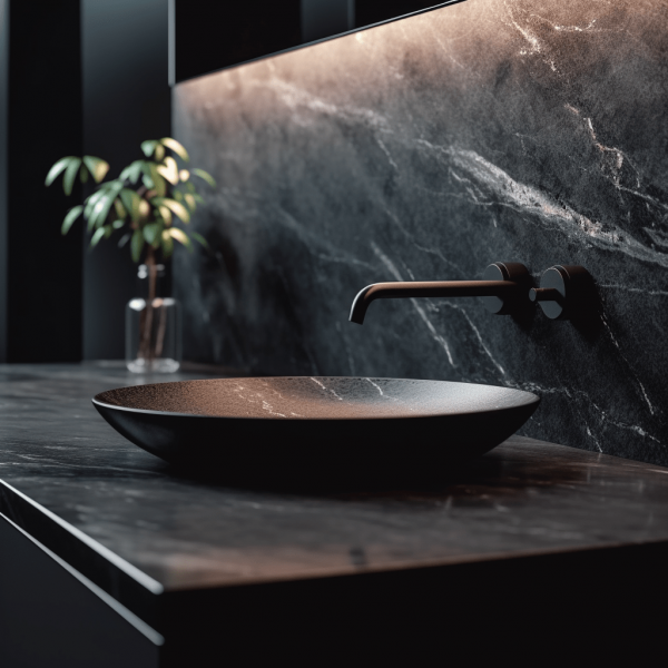 Opulent design for counter top basin