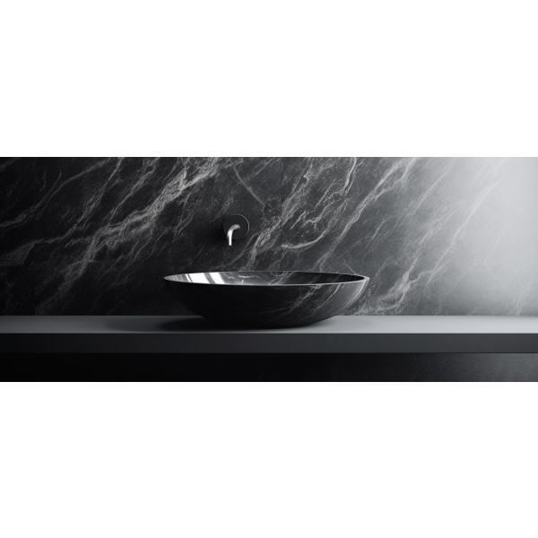 Black beauty for your elegant bathroom
