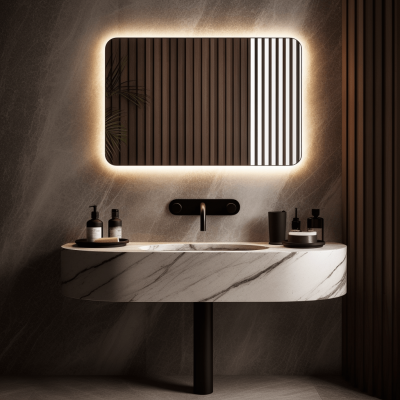 Classis designer wall-mount wash basin in imported marble