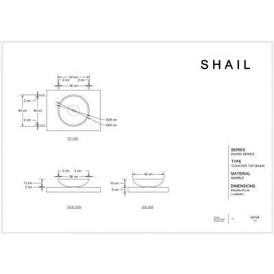 dimensions of shail a countertop washbasin made from white marble natural stone with natural veins
